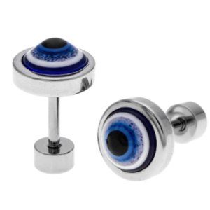 Turkish Evil eye stud earrings